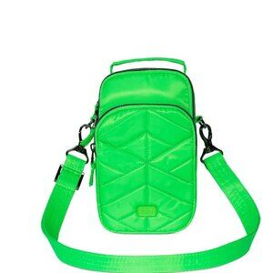 Lug Skeeter Mini 2 Convertible Crossbody Belt Bag Lime Green Tonal Bright Neon